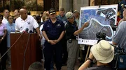 Bürgermeister Nagin und andere sprechen auf einer Pressekonferenz über den Masterplan zum Wiederaufbau von New Orleans nach dem Hurrikan Katrina.
