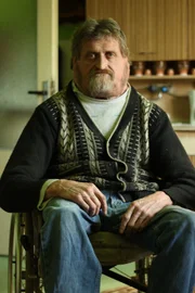 Stefan Zoleik in his wheelchair.