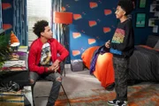 (v.li.): Marcus Scribner (Andre ‚Junior‘ Johnson jr.), Miles Brown (Jack Johnson).