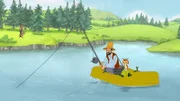 Petterssons altes Schlauchboot scheint noch ganz in Ordnung zu sein. Aber bleibt es auch dicht?