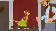 Pettersson und Findus bekommen Streit, weil beide unterschiedliche Dinge wollen.