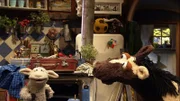 Pferd und Wolle haben sich mit Finchen zum Kochen verabredet.