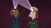 L-R: Zack Underwood (voiced by Mekai Curtis), Milo Murphy (voiced by 'Weird Al' Yankovic)