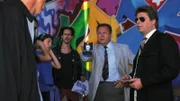 Kriminalkommisar Peter Wolniak (Uwe Fellensiek, r.) und Kriminalhauptkommissar Stefan Kehler (Wolfgang Bathke, 2.v.r.) ermitteln in der Graffiti-Szene.