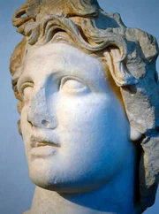 Kopf des Sonnengottes Helios. Vorbild f&uuml;r den "Koloss von Rhodos"?