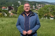 Axel Bulthaupt unterwegs am Rennsteig.