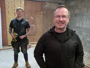 Lewis (l.); Mark Millar (r.)