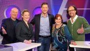 v.li. Bodo Bach, Enie van de Meiklokjes, Florian Weber, Alice Hoffmann und Christoph Sonntag.