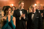 v.l. Amanda Hopkins (Morven Christie), Sidney Chambers (James Norton) und Geordie Keating (Robson Green)