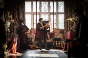 Wird König Henry VIII. (Damian Lewis, Mi.) seiner verurteilten Frau gegenüber Gnade walten lassen?