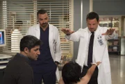 Dr. Jackson Avery (Jesse Williams, l.); Dr. Alex Karev (Justin Chambers, r.)
