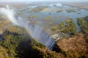 Die Victoriafälle gehören seit 1989 zum Weltnaturerbe der UNESCO.