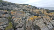 felsen, neufundland, wasser, atlantik, küste, geologie, felsigen, kanada, landschaft, küstenlinie, osten, maritime, robust, formationen ,
