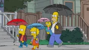 (v.l.n.r.) Bart; Lisa; Maggie; Homer