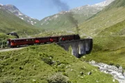 Spektakuläre Bergbahnen der Schweiz Furka-Bergstrecke - Die Gemütliche Lok Nummer 9