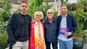 v.li.: Chris Sulser (Rätpäck), Caroline Felber (Assholdies), Heino Orbini (Teleboy) und Stefan Büsser