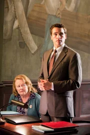 Shirley Knight (Millie Carlson), Jackson Hurst (Grayson Kent).