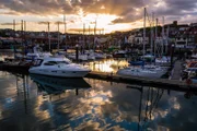 Scarborough Hafen  Yorkshire
