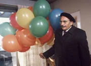 Hat sich von den Luftballons inspirieren lassen: Ruedi Walter als Männdli