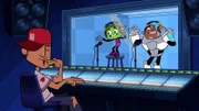 v.li.: DJ Hymn, Beast Boy, Cyborg