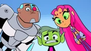 v.li.: Cyborg, Beast Boy, Starfire