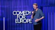 Christian Schulte-Loh im Studio bei "Comedy for Europe"