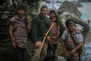 Dulong Valley, Dulong - Hazen and Dulong brothers before the zip-line build.