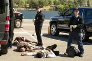 L-R: Special Agent Timothy McGee (Sean Murray) und NCIS Special Agent Jessica Knight (Katrina Law).