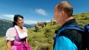 Walli Haller von der Wasserfallalm mit Harry Prünster – Ridnauntal/Südtirol.