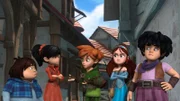 Robin Hood und seine zwei Gefährten Tuck und Little John helfen Marian und Scarlett bei der Suche nach der entführten Hofdame Rohesia.