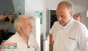 Seit etwa eineinhalb Jahren gehen die Umsätze der Cafeteria "Son Very" von Dieter (l.) zurück. Kann Frank Rosin (r.) ihm helfen?