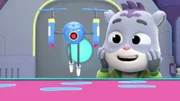 v.li.: Clu-Bot, Sam