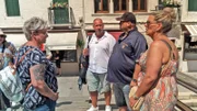 Die Fingerhuths besuchen mit ihren Freunden Jacky und Mike Venedig.; Die Fingerhuths besuchen mit ihren Freunden Jacky und Mike Venedig.