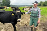 Sven Ole Johansson hat die Idee Heu-Fleisch zu produzieren.