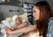 ARD STURM DER LIEBE FOLGE 1363, am Dienstag um 15:10 Uhr im ERSTEN. Eva (Uta Kargel, r.) gesteht Markus (Tobias Dürr, l.) schweren Herzens, dass sie ihn nicht heiraten kann.