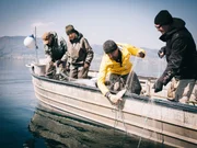 Florian Holzer (Gastronomiekritiker), Ulrike Huber, Ingo Pertramer (Fotograf), Thomas Nowak (Koch).