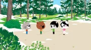Mouk und Chavapa treffen sich mit ihren Freunden Abey und Tadi in Kanada zum Zelten im Wald.