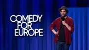Nektarios Vlachopoulos im Studio bei "Comedy for Europe"