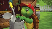 Franklin entdeckt die verstaubten Golfschläger seines Vaters.