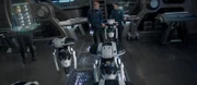 Anthony Rapp as Stamets and Blu del Barrio as Adira of the Paramount+ original series STAR TREK: DISCOVERY.