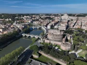 Der Blick auf die Hauptstadt Rom von oben