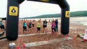 Wettlauf auf dem Meeresboden. "Just like Moses!" - wie einst Moses, so heißt der kuriose Crosslauf in New Brunswick.
