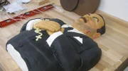 Vampire coffin cake.