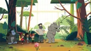 Im Tierarztpraktikum erfahren die Kinder von Hector Erstaunliches über die verschiedenen Verhaltensweisen von Tieren.