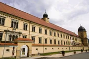 Benediktinerabtei Seckau, aufgenommen während ServusTV´s Musikantenstammtisch im Hofwirt in Seckau, Steierisches Murtal, Steiermark, Österreich.