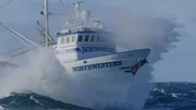 F/V Northwestern bursting through a wave.