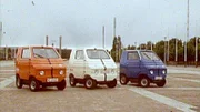 Autos wie Trabant, Wartburg, Ford Taunus oder VW Käfer sind früher so etwas wie ein Familienmitglied und die Städte scheinen jedes Jahr ein bisschen autogerechter zu werden. Der Film blickt zurück auf kuriose und dramatische Themen, die Autofahrer von den 1950ern bis in die 1990er Jahre bewegt haben wie die Ölkrise, Smog, Tempolimit, Politessen, Parkhäuser oder Drive-In-Bankfilialen. - Elektroautos 1975.