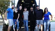 L-R: Jason Hawes, Satori Hawes, Cody Ray Desbiens, Chandler Riggs, Dave Tango, Steve Gonsalves and Shari DeBenedetti
