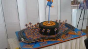 Race car cake.