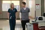 Atlanta Medical Die Zeit, die noch bleibt - The Elopement Staffel 1, Episode 7 Besprechung auf dem Flur: Emily VanCamp als Nicolette Nevin, Matt Czuchry als Conrad Hawkins